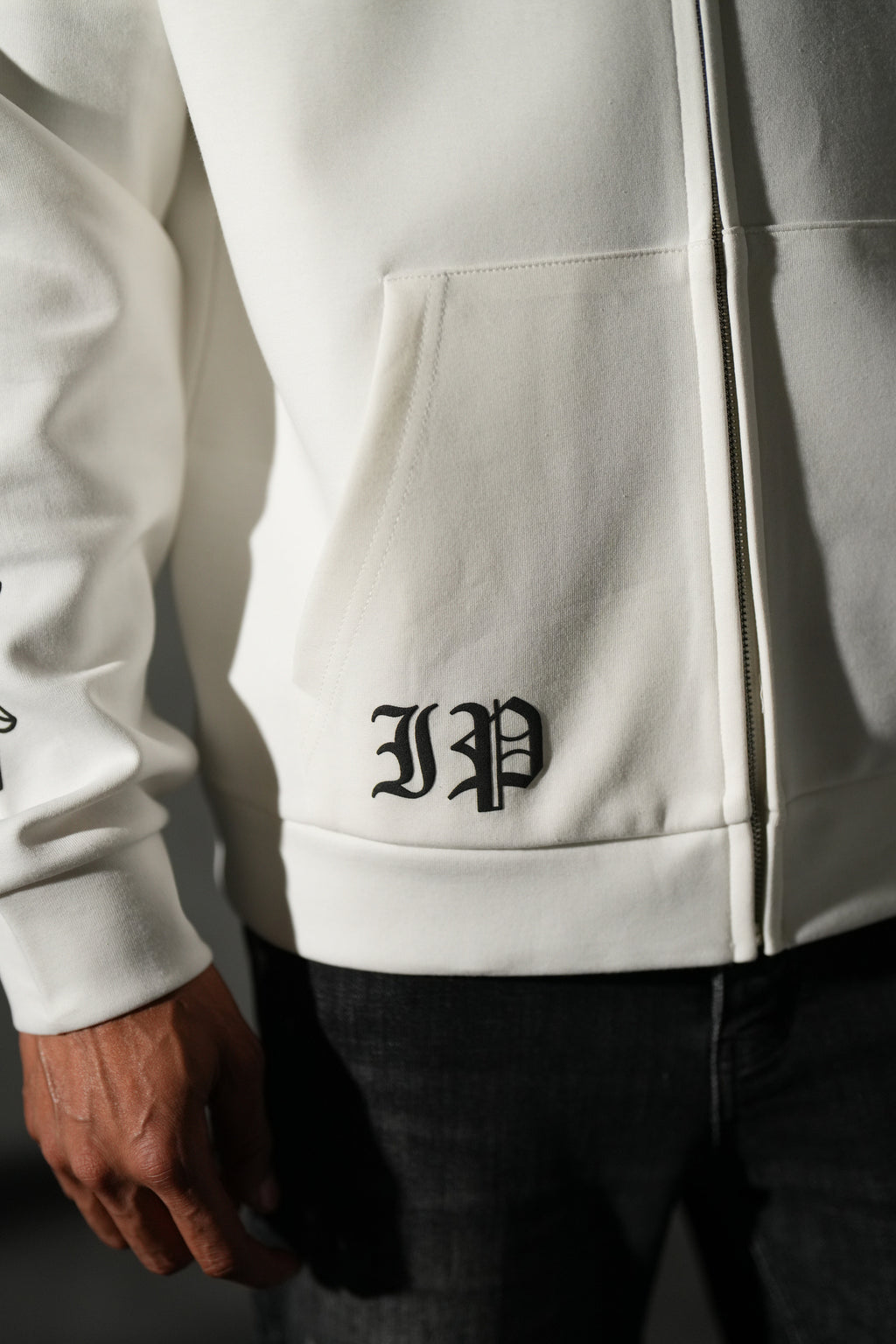Chrome Drip Zipper