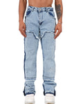 Gangster Drip Jeans light Blue