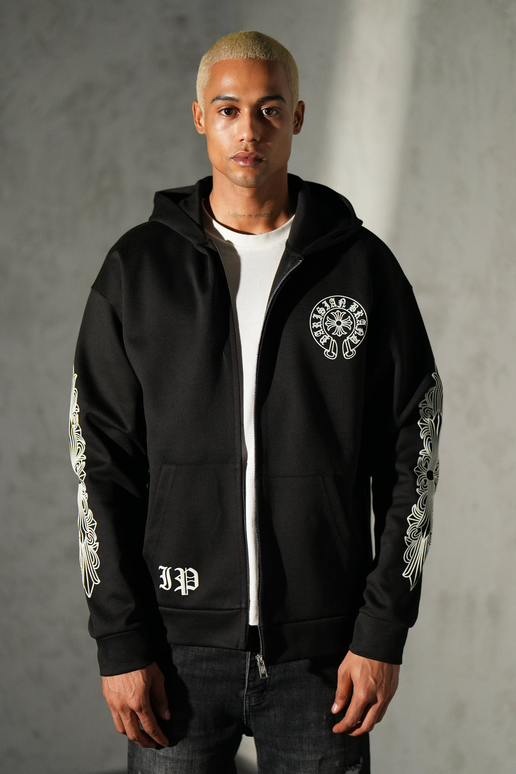 Chrome Drip Zipper