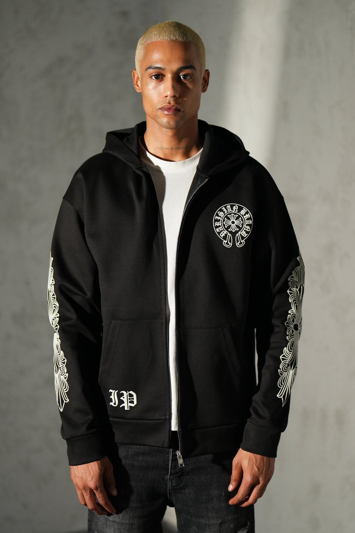 Chrome Drip Zipper
