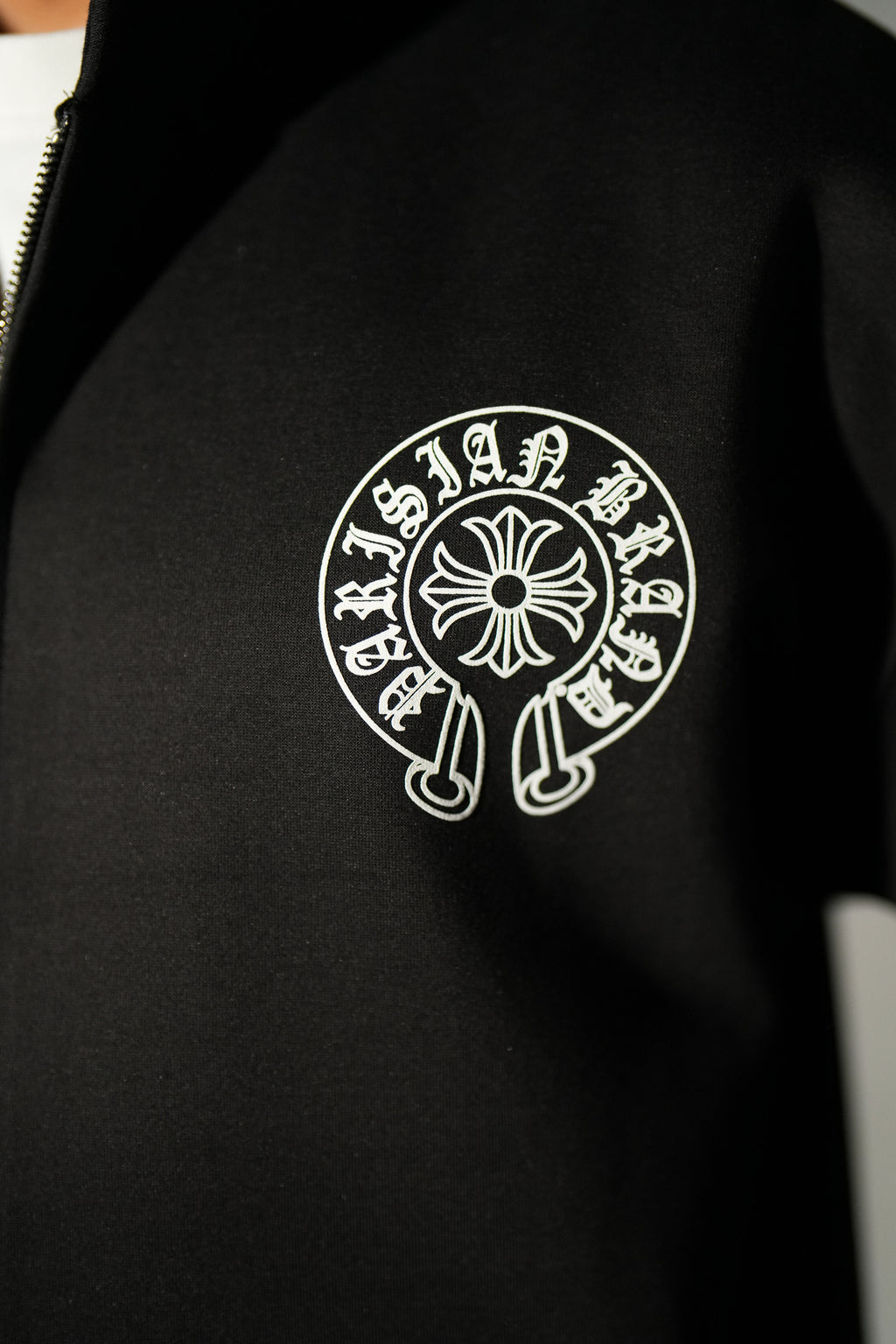Chrome Drip Zipper