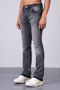 Flaired plain basic grey