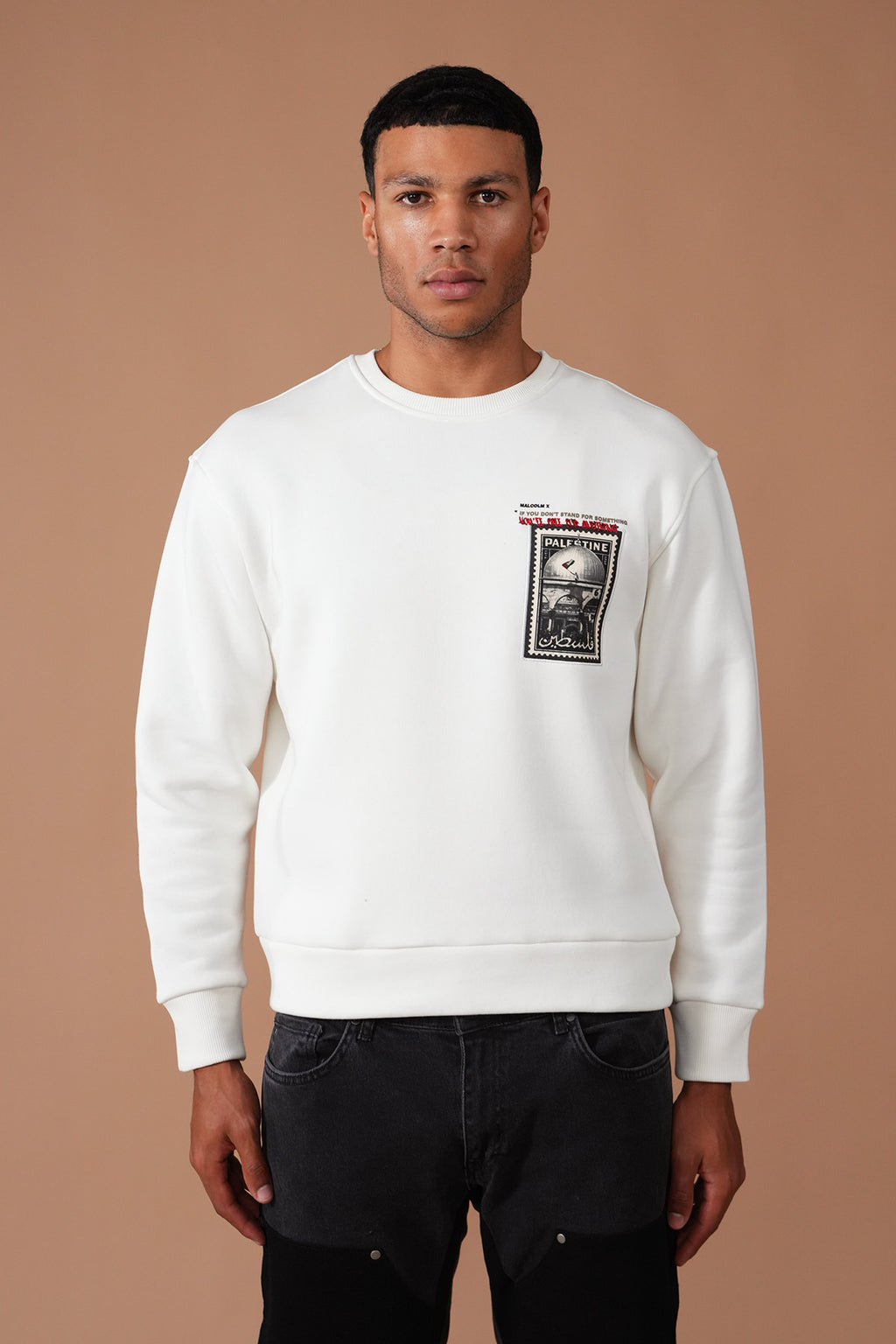 Malcolm x Palestine Pullover