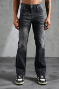 Flaired Denim Basic Black