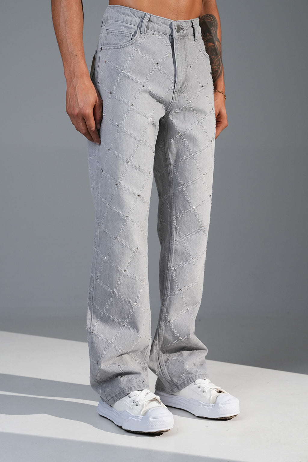 Flaired Karo Grey