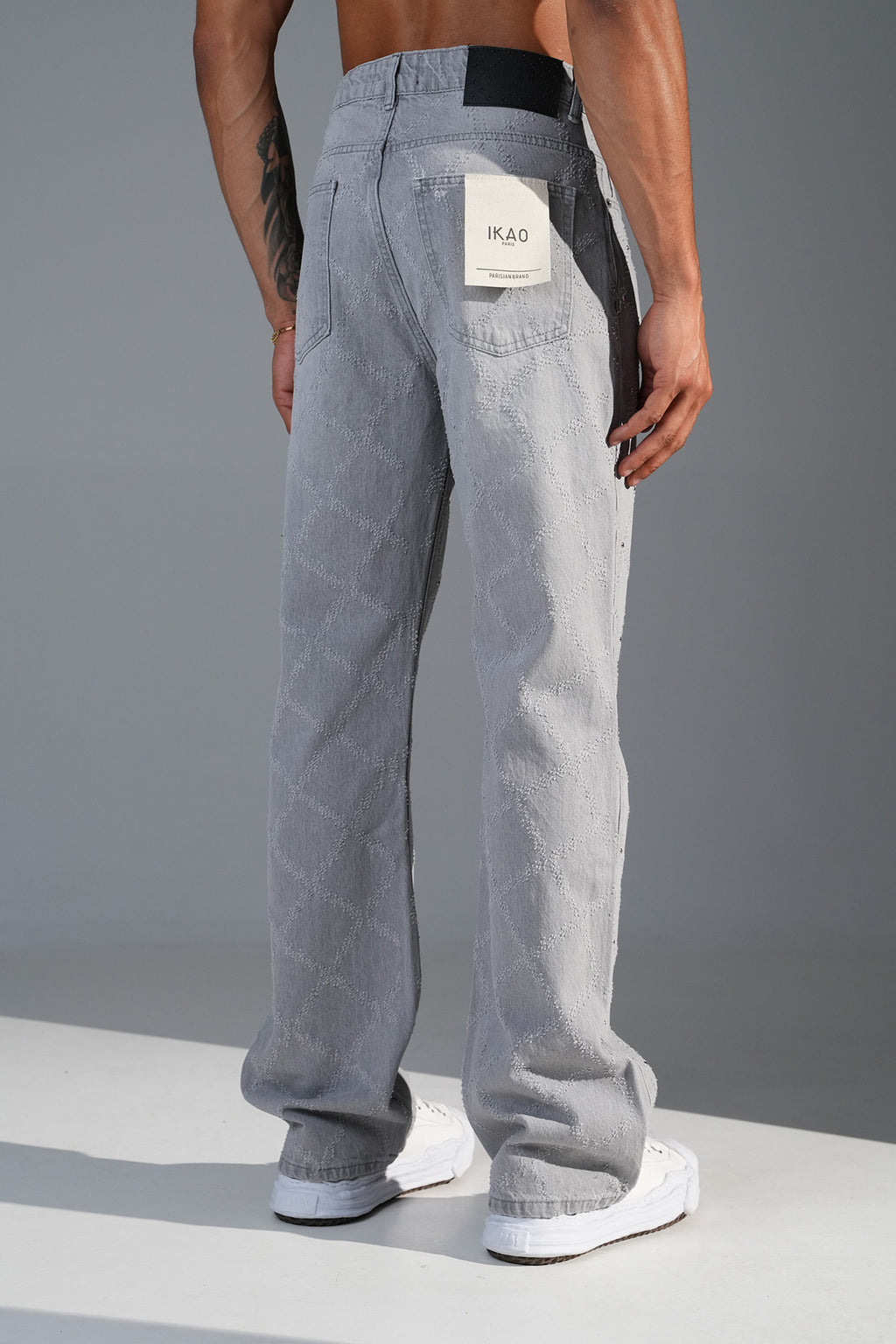 Flaired Karo Grey