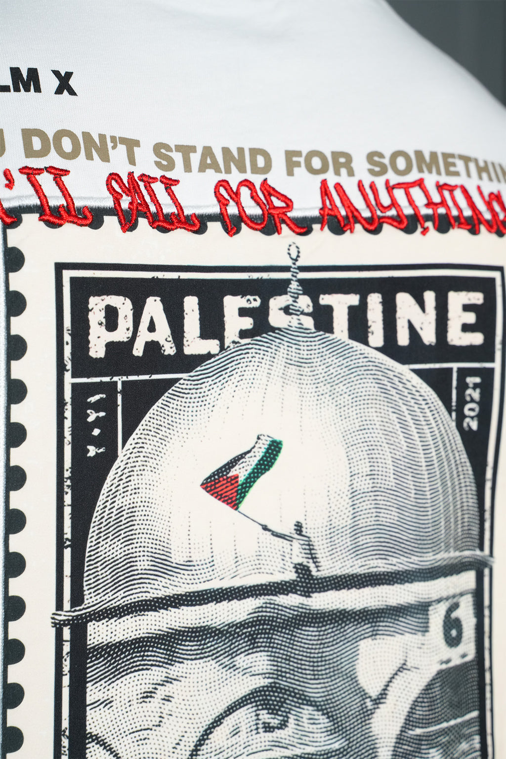Malcolm x Palestine Tee