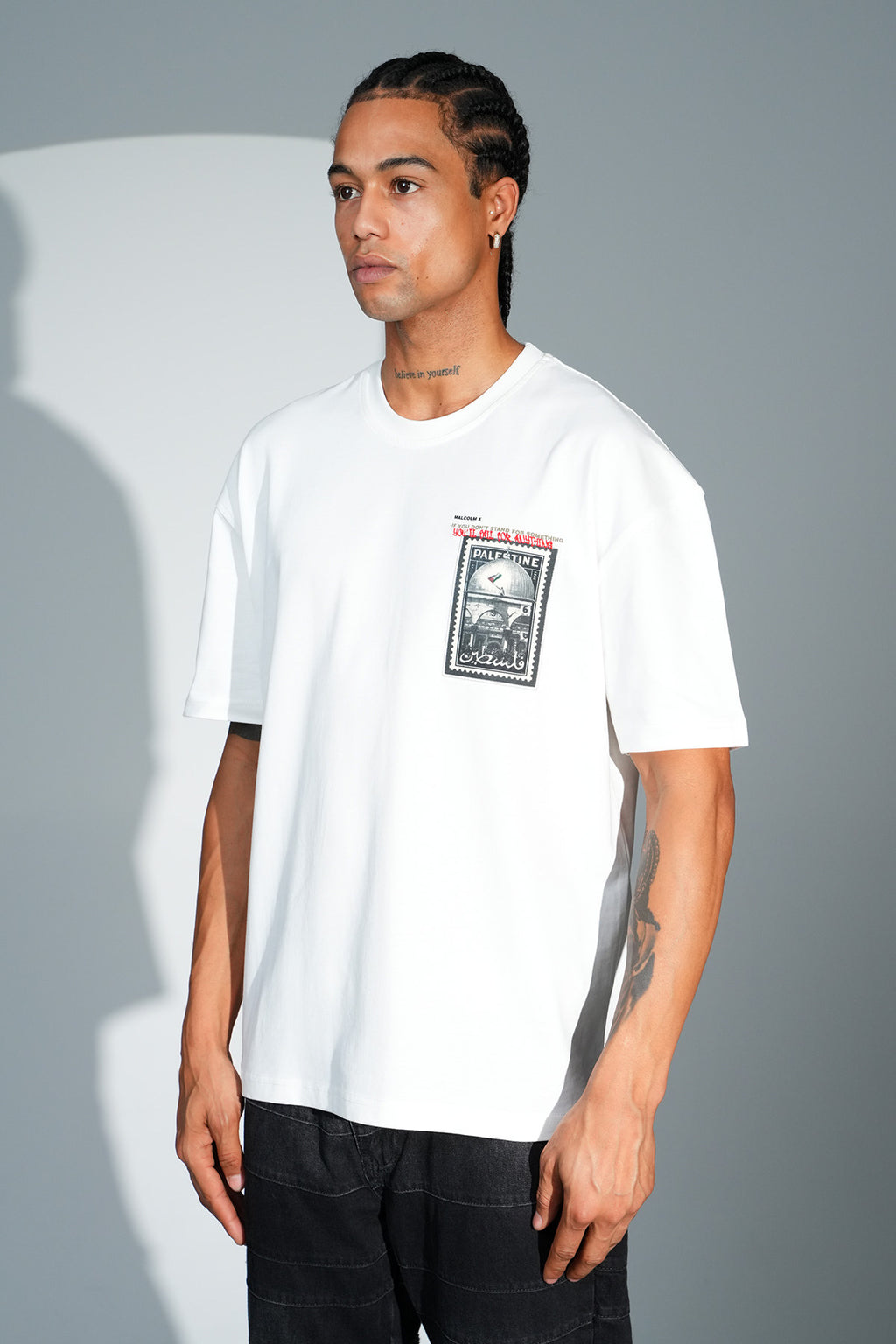 Malcolm x Palestine Tee