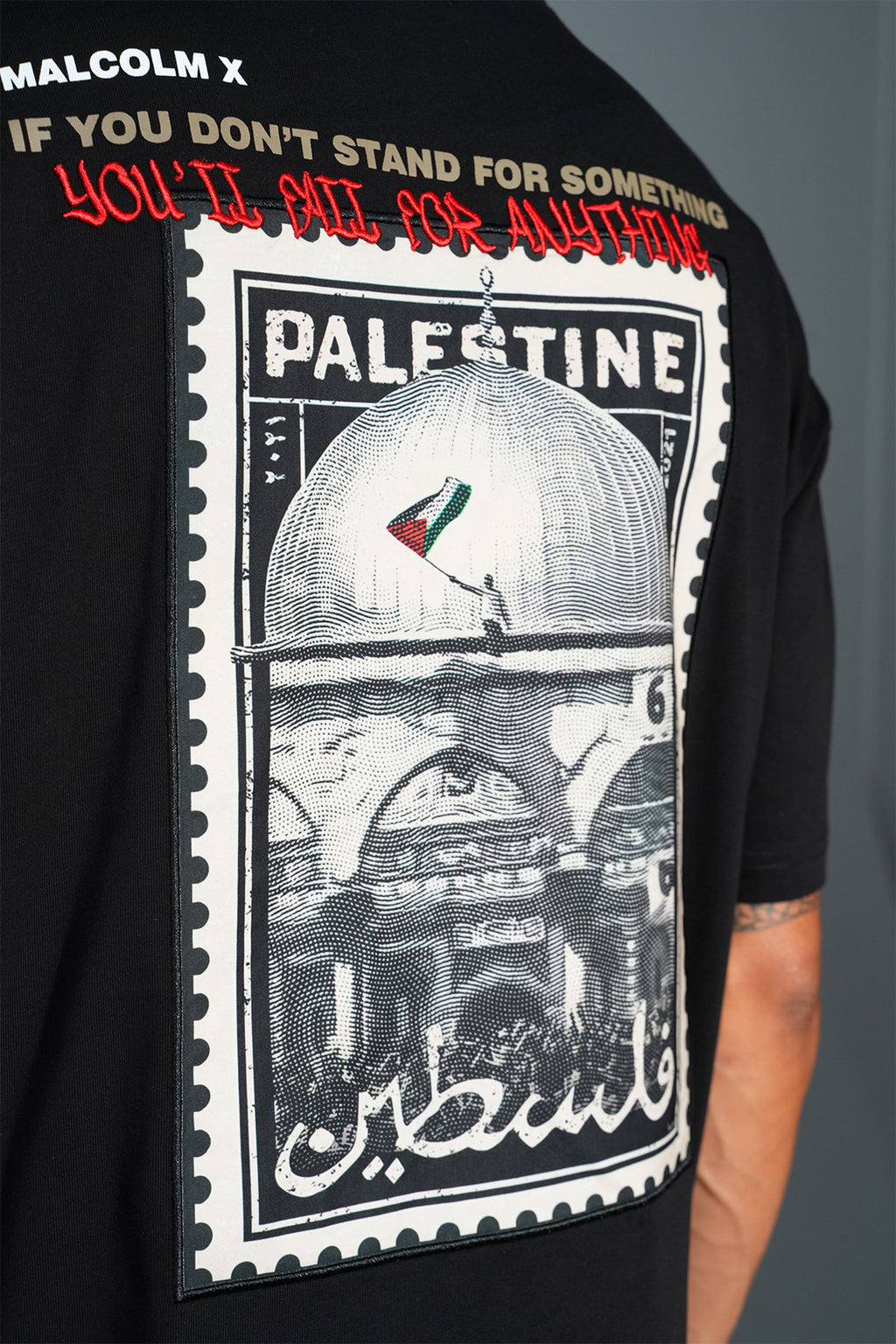 Malcolm x Palestine Tee