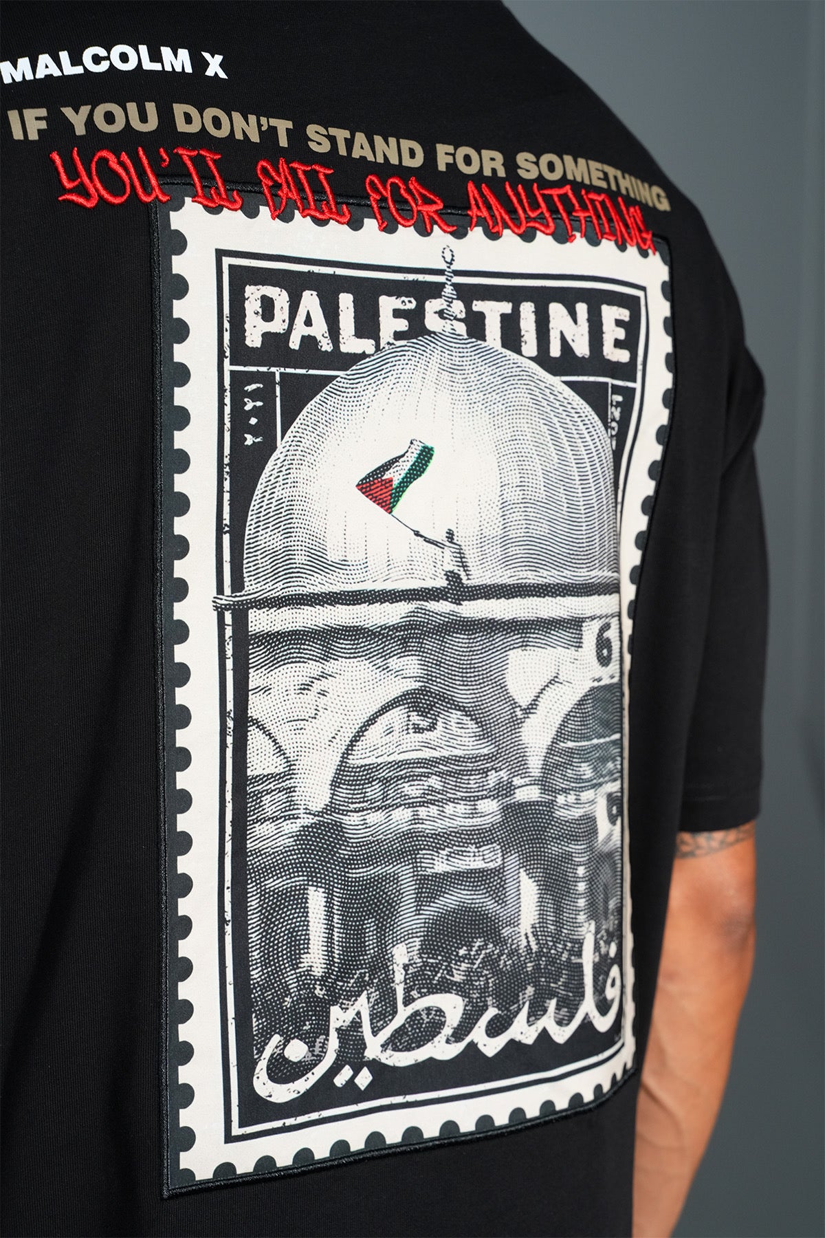 Malcolm x Palestine Tee