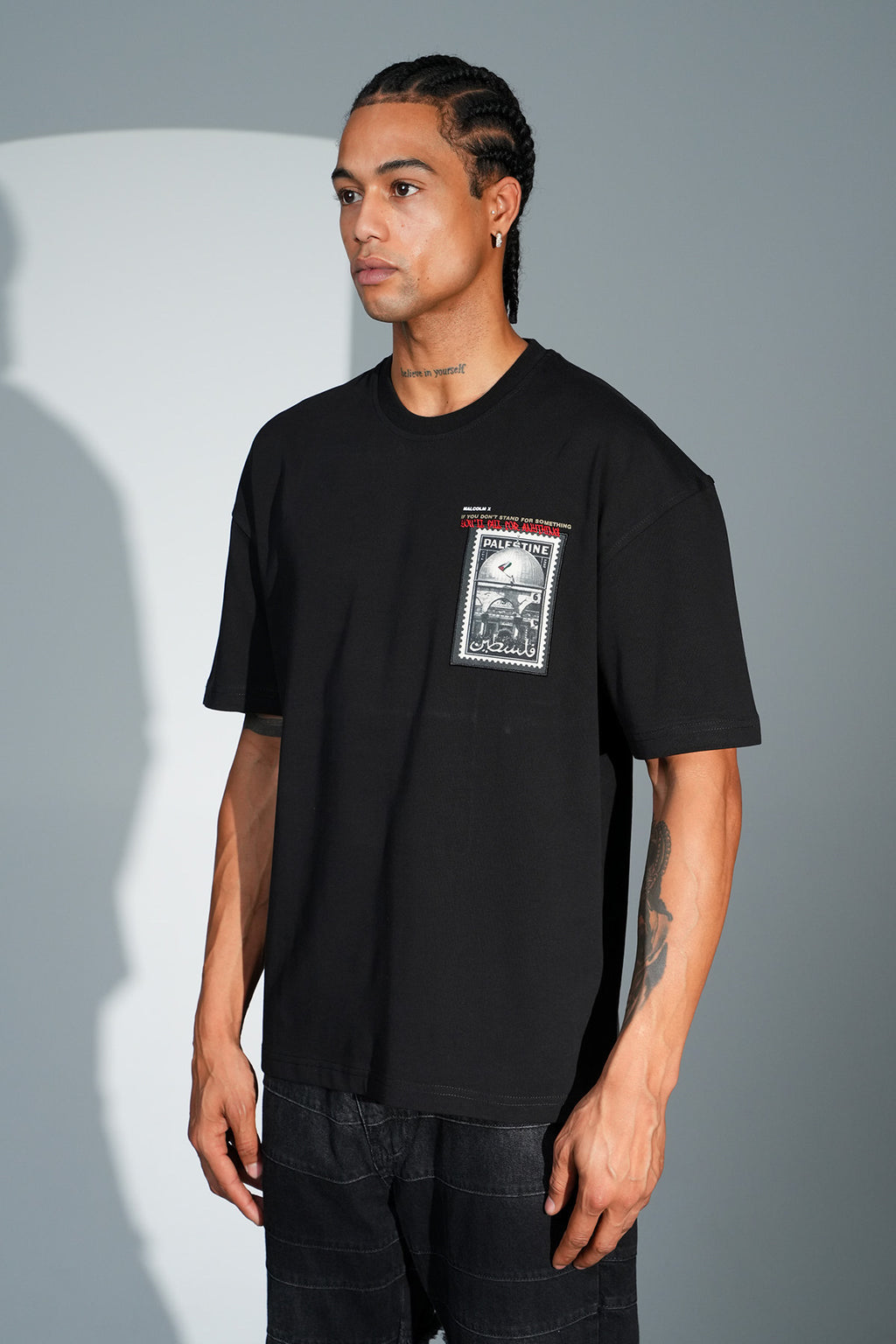 Malcolm x Palestine Tee