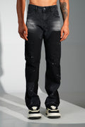 Gangster Oversize Denim Black