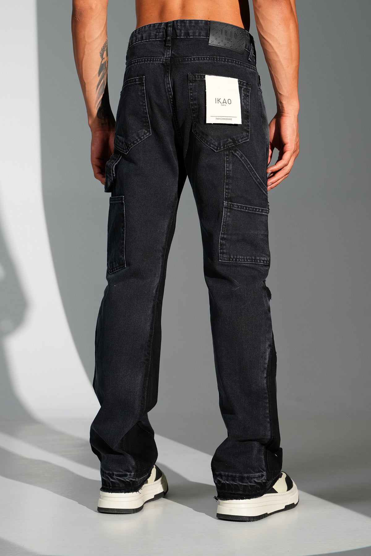 Gangster Oversize Denim Black