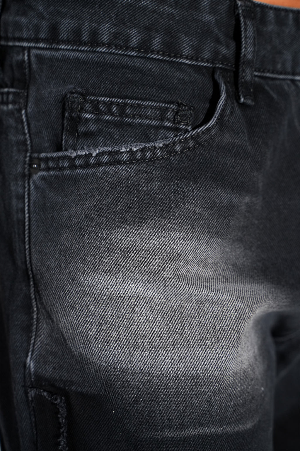 Gangster Oversize Denim Black