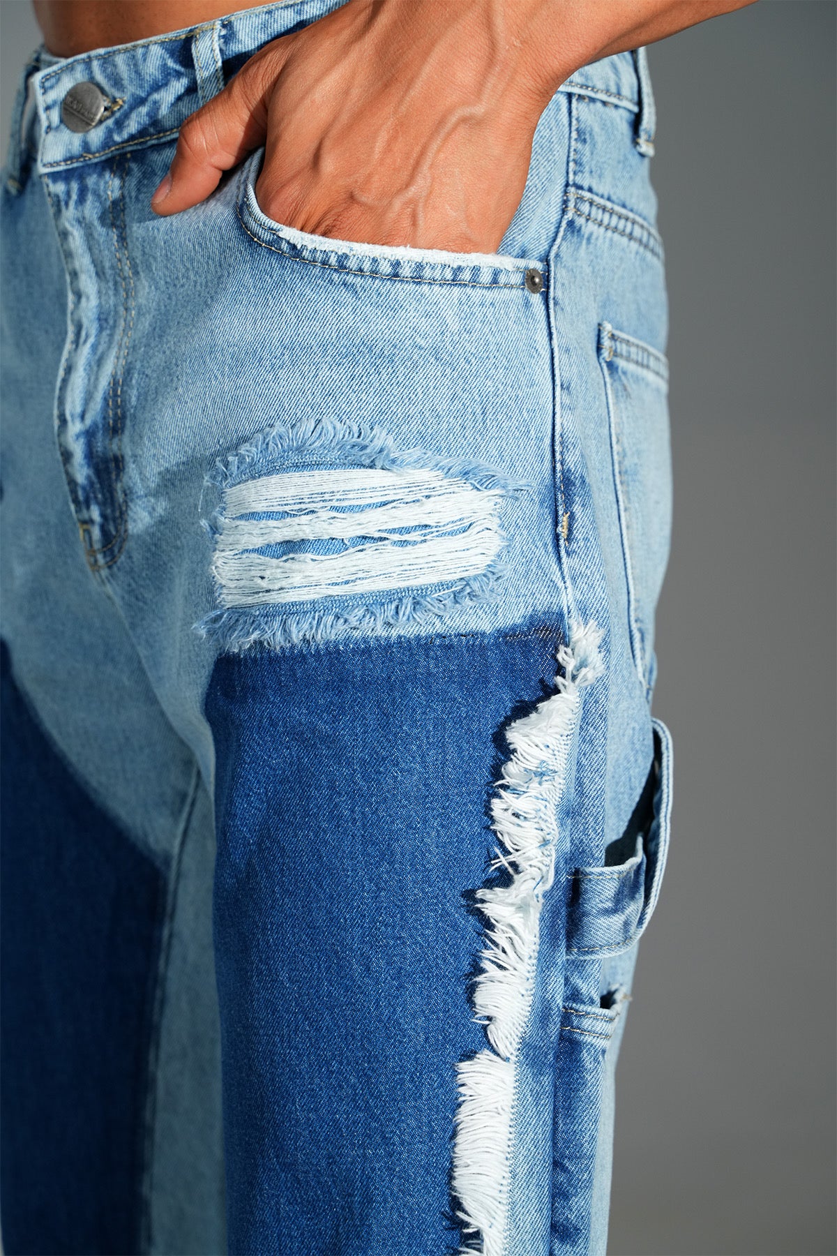 Gangster Oversize Denim Blue