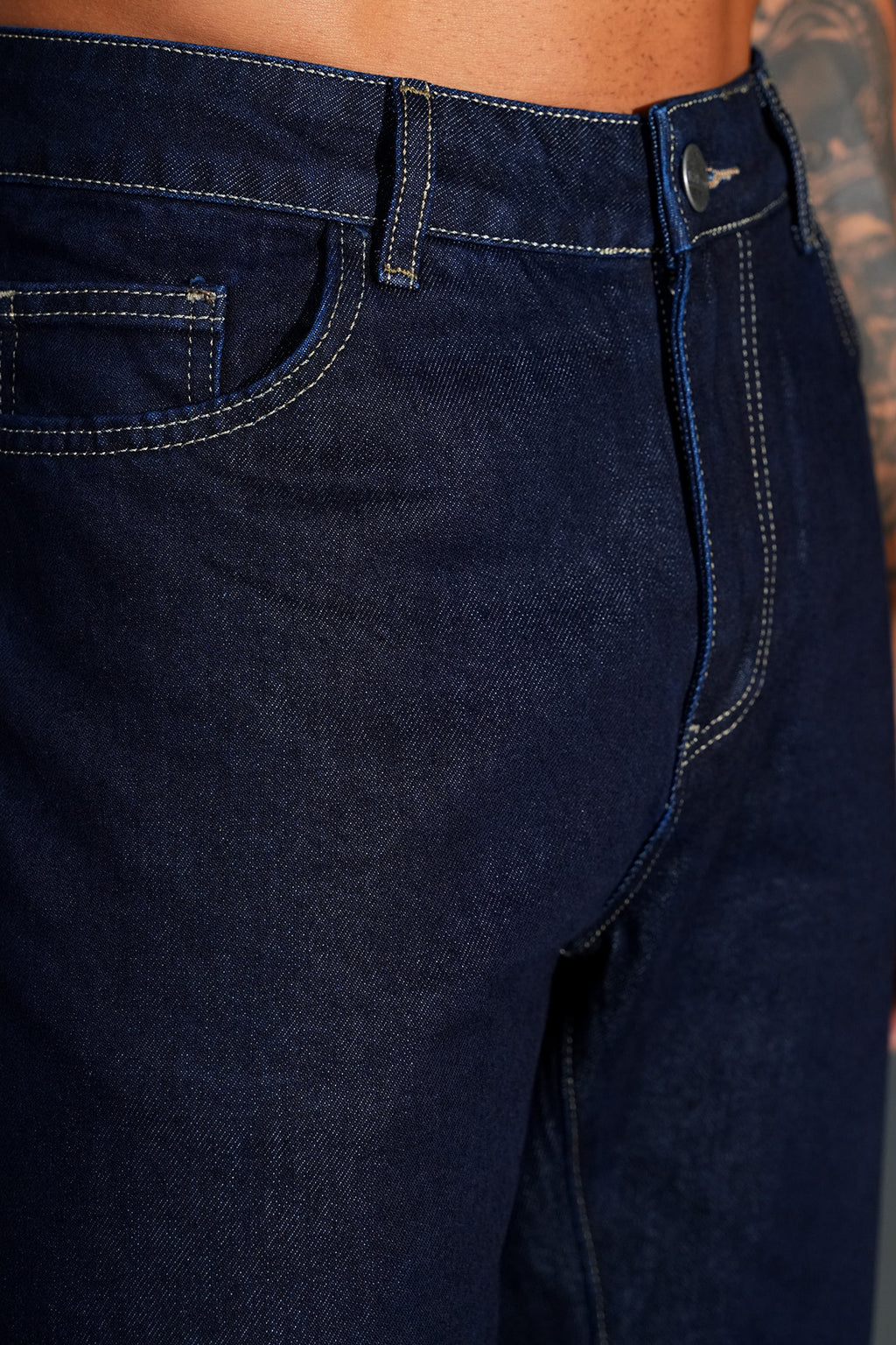 Heavy Flaired Jeans d-Blue