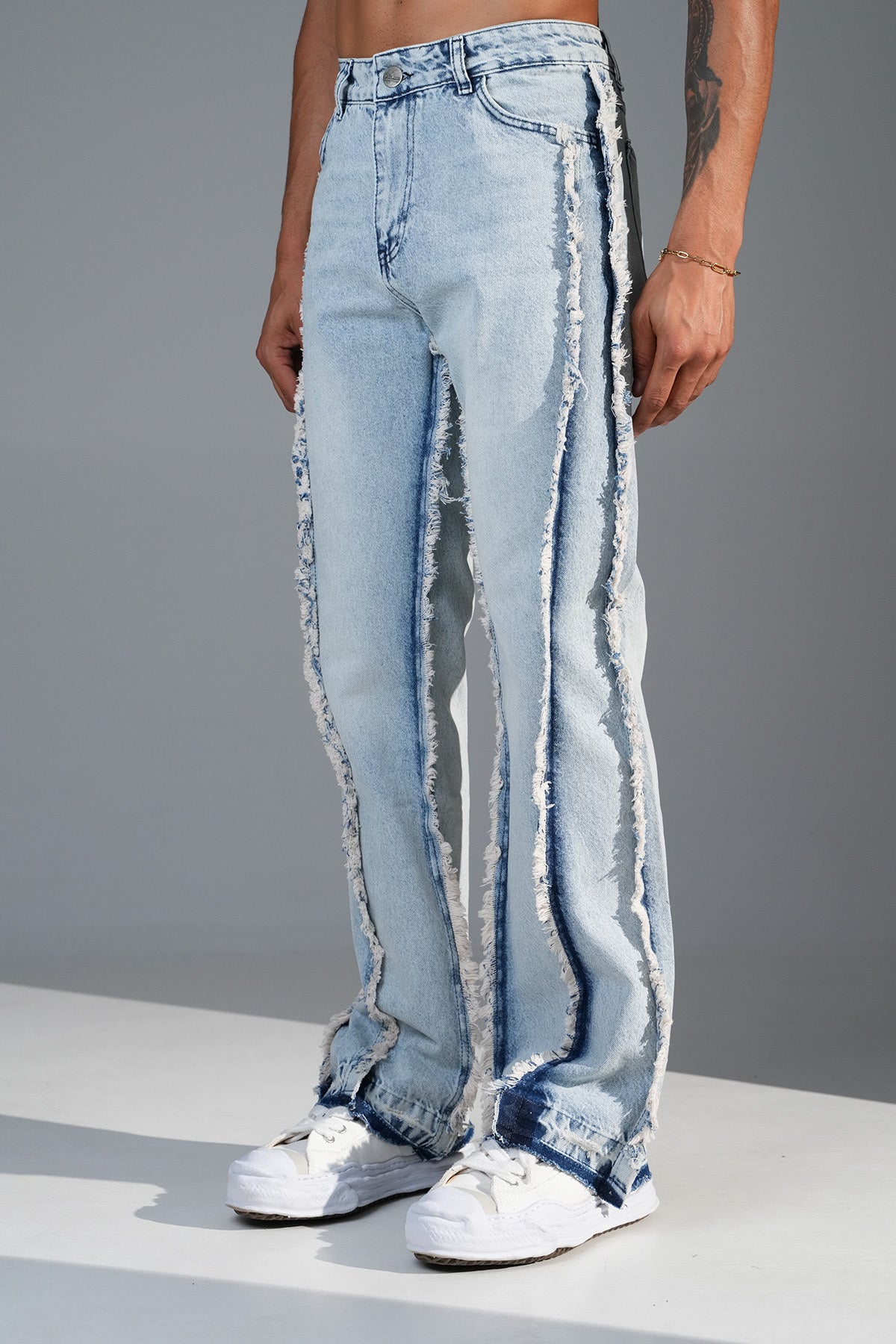 Lined Flaired Denim