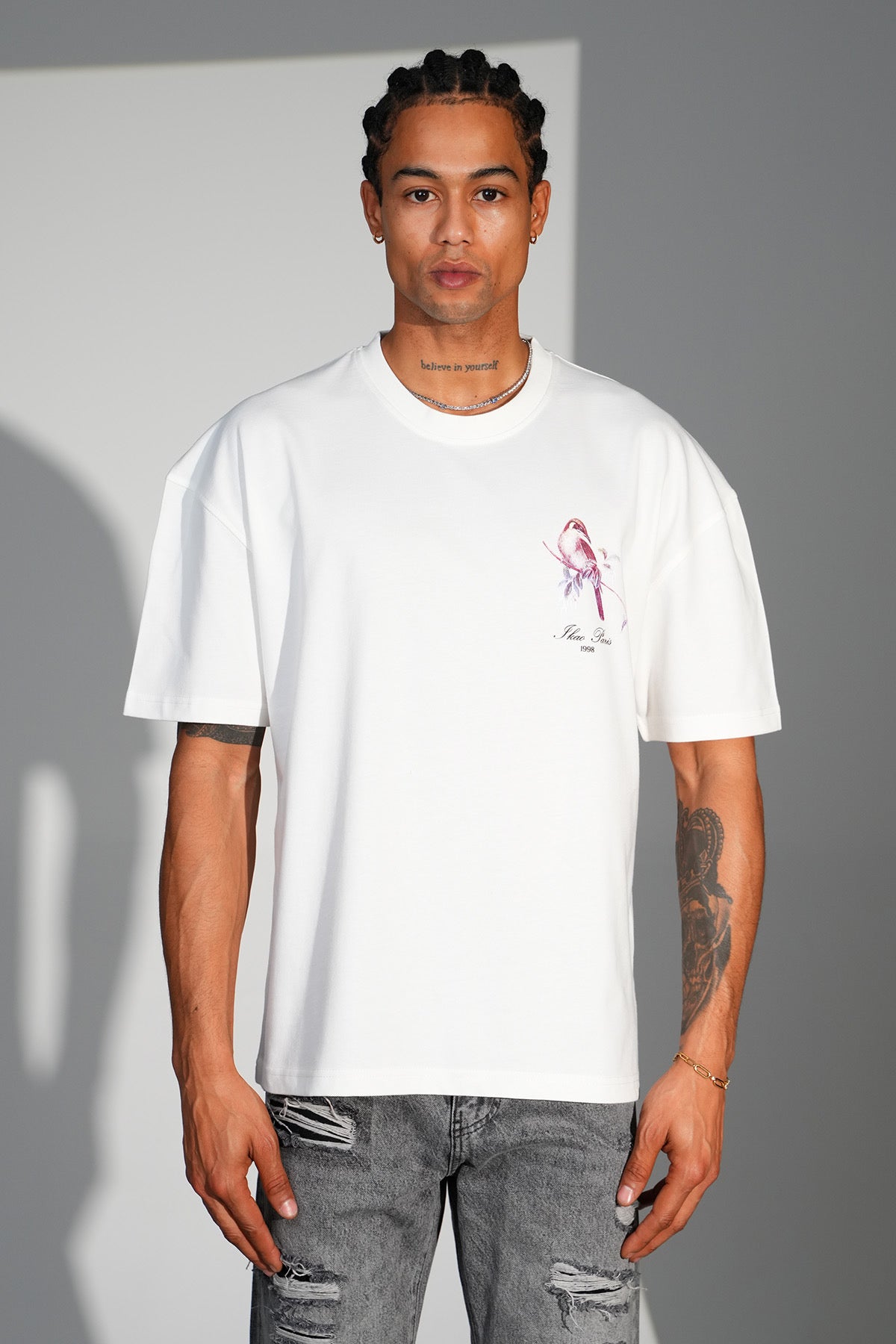 Flowers Bird Tee