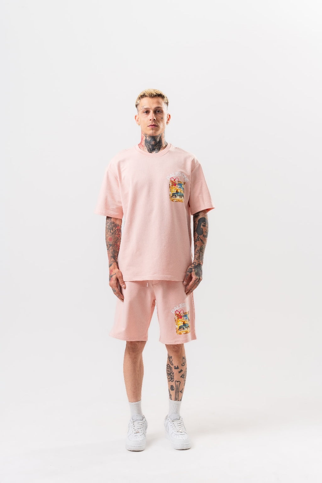 Palestine Heart Set T-Shirt + Shorts