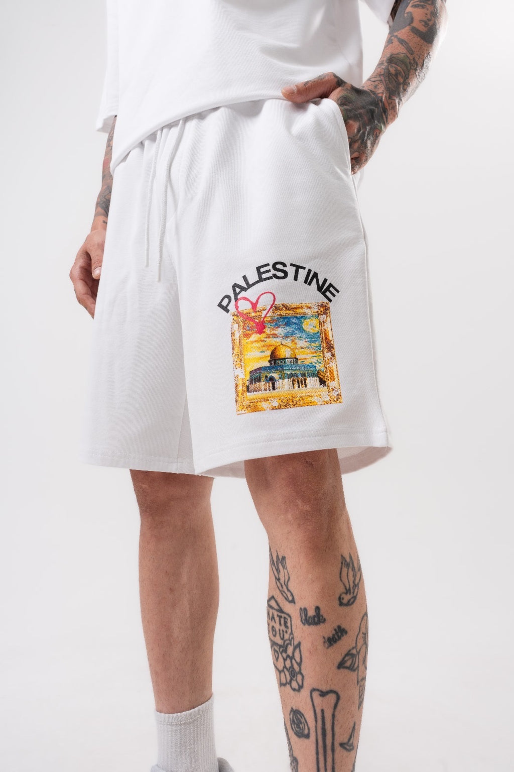 Palestine Heart Set T-Shirt + Shorts