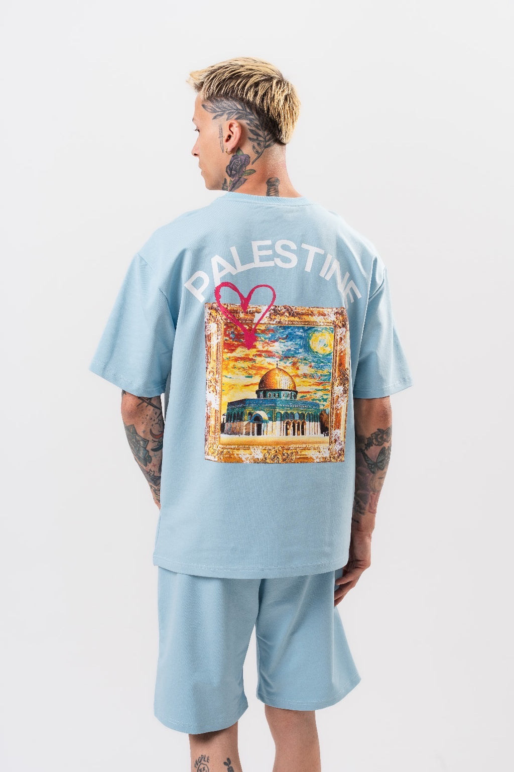 Palestine Heart Set T-Shirt + Shorts