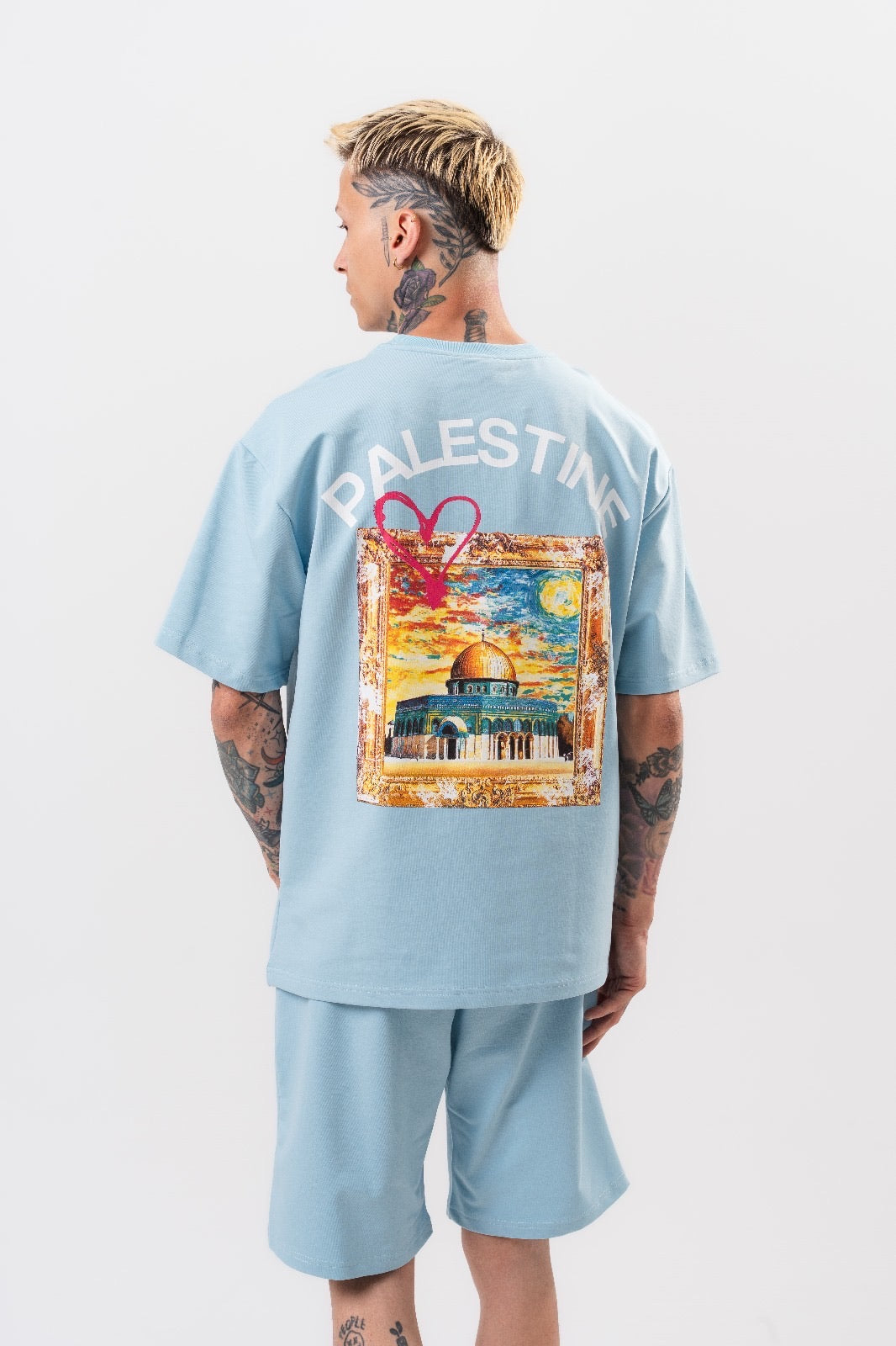 Palestine Heart Set T-Shirt + Shorts