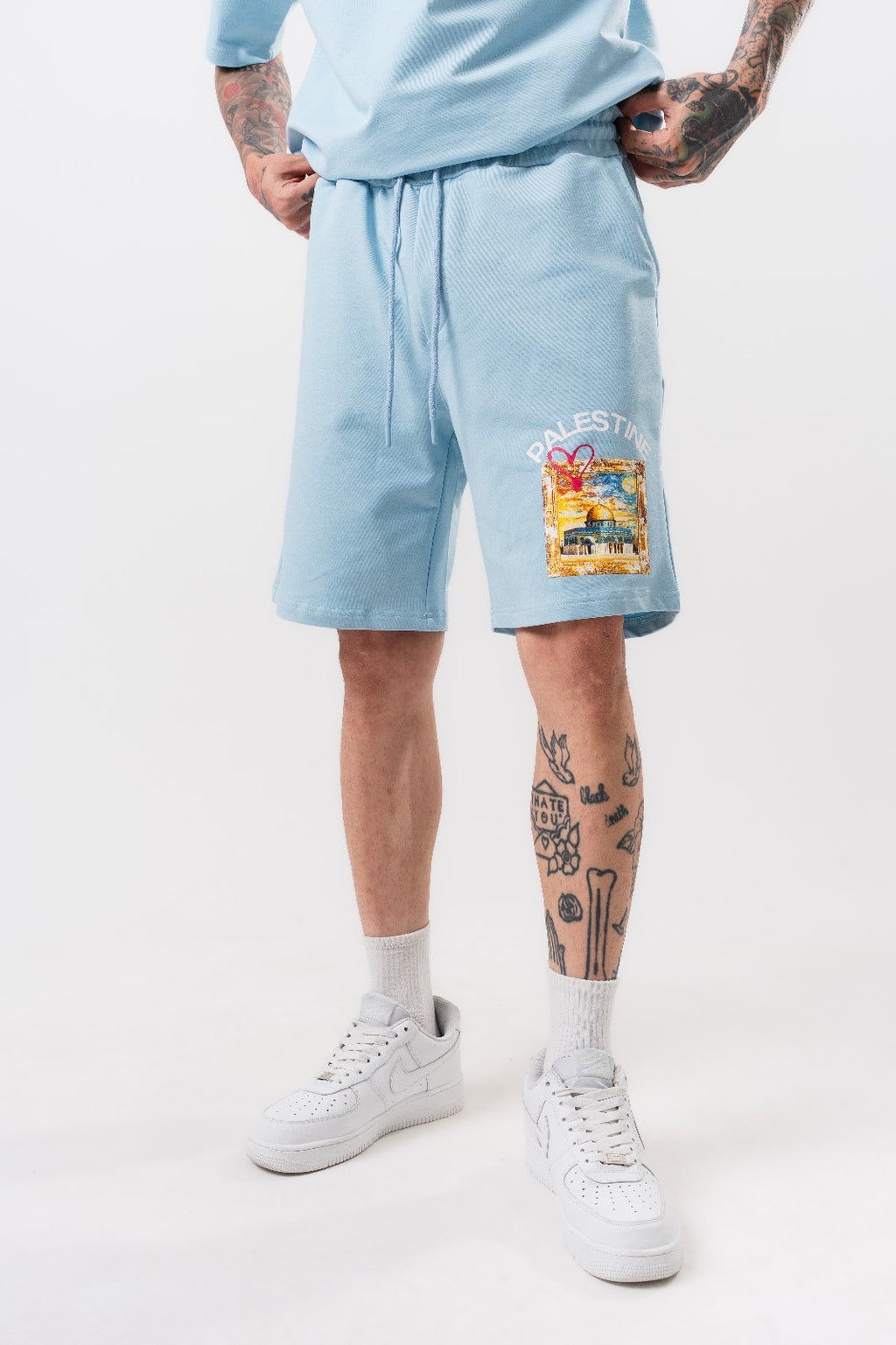 Palestine Heart Set T-Shirt + Shorts
