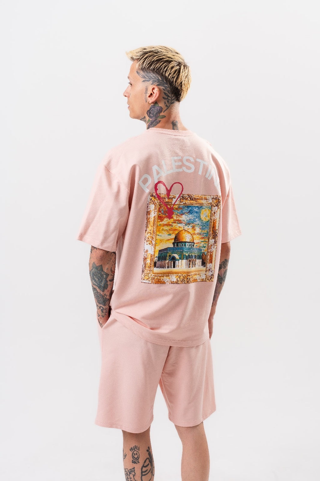 Palestine Heart Set T-Shirt + Shorts