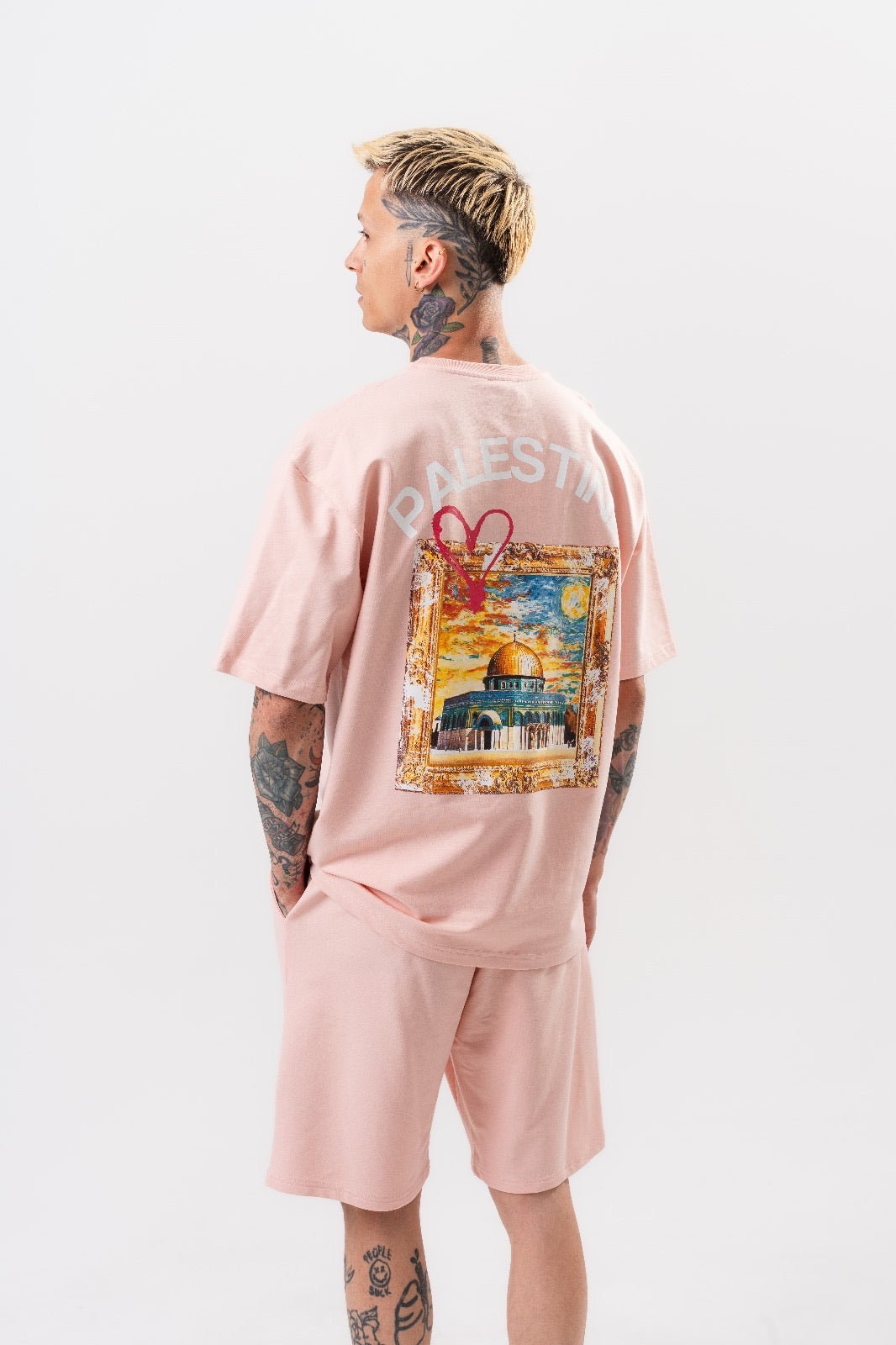 Palestine Heart Set T-Shirt + Shorts