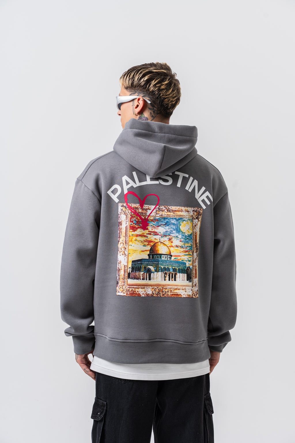 Palestine Heart Hoodie